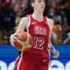 Caitlin Clark 2026 FIBA Womens World Cup Red Jersey