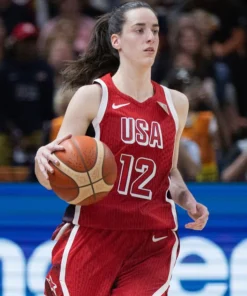 Caitlin Clark 2026 FIBA Womens World Cup Red Jersey