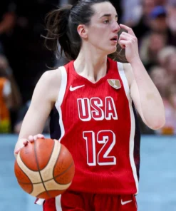 Caitlin Clark 2026 USA Basketball FIBA Womens World Cup Red Jersey