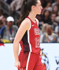 Caitlin Clark 2026 USA Basketball Red FIBA Womens World Cup Jersey