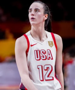 Caitlin Clark 2026 USA Basketball White FIBA Womens World Cup Jersey