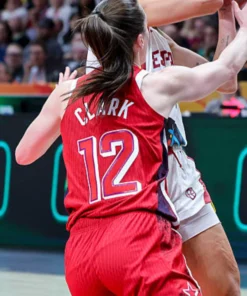Caitlin Clark FIBA Womens World Cup 2026 Red Jersey