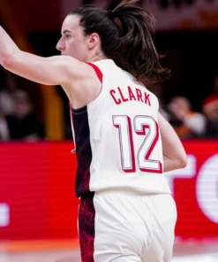 Caitlin Clark FIBA Womens World Cup 2026 White Jersey