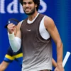 Carlos Alcaraz 2026 US Open Brown & White Tank Top
