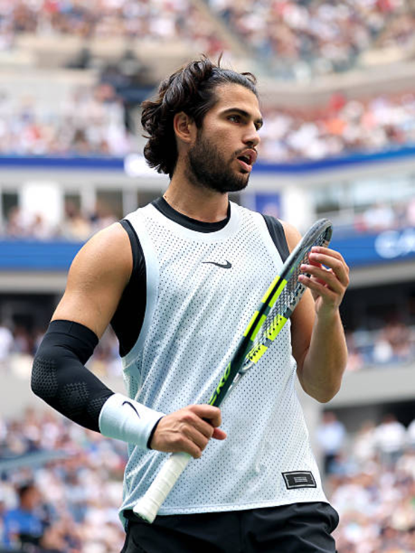 Carlos Alcaraz 2026 US Open White Tank Top
