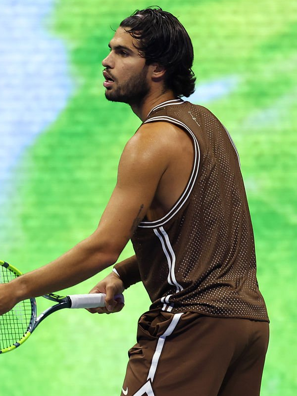 Carlos Alcaraz US Open 2026 Brown Tank Top