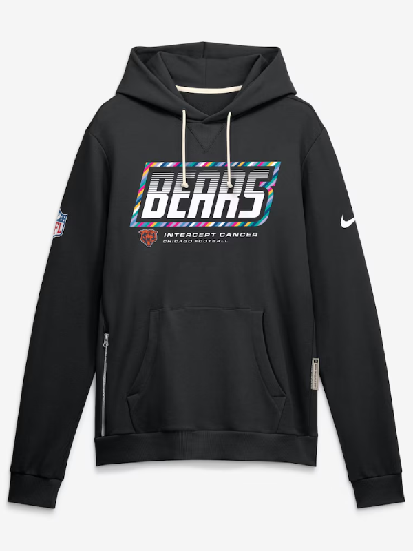 Chicago Bears 2026 Crucial Catch Black Hoodie