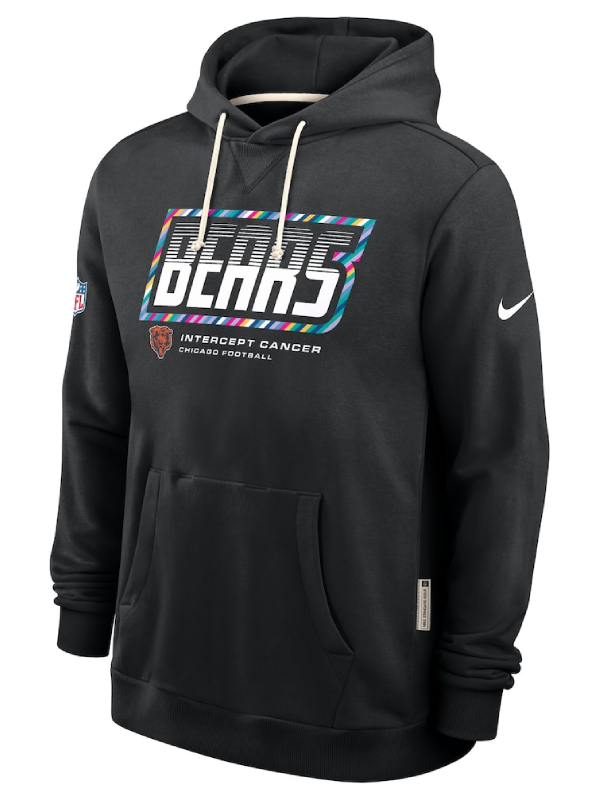 Chicago Bears Black 2026 Crucial Catch Hoodie