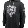 Chicago Bears Black 2026 Salute To Service Hoodie
