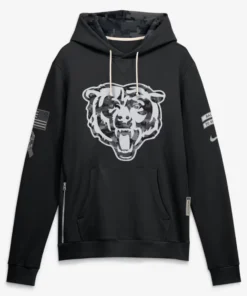 Chicago Bears Black Salute To Service 2026 Hoodie