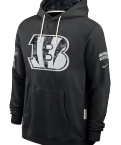 Cincinnati Bengals Black 2026 Salute To Service Hoodie