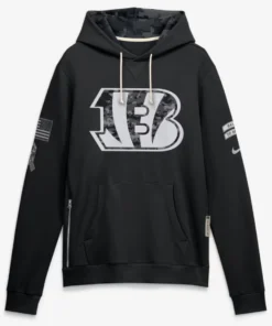 Cincinnati Bengals Black Salute To Service 2026 Hoodie