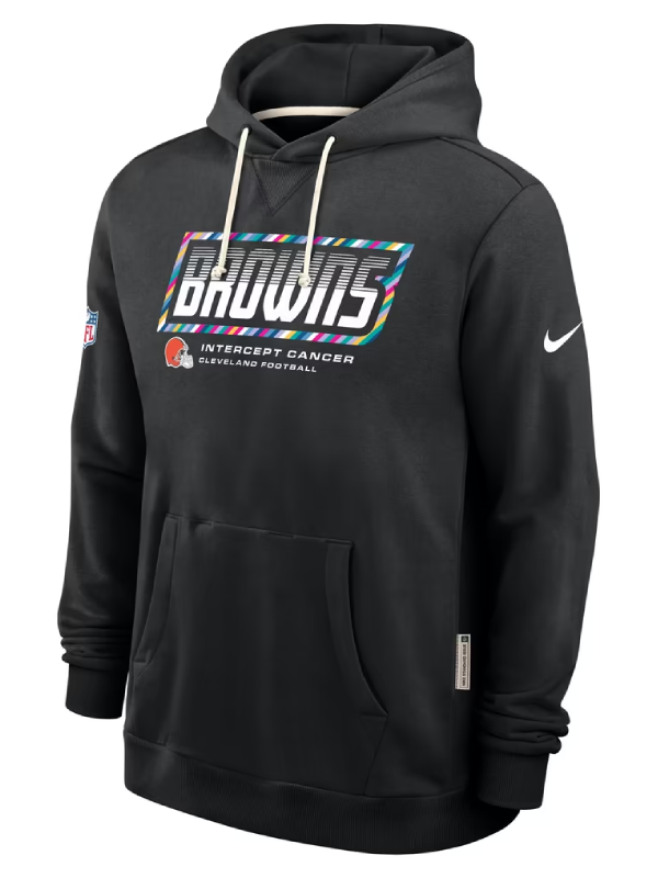 Cleveland Browns Black 2026 Crucial Catch Hoodie