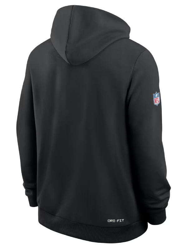 Cleveland Browns Black 2026 Crucial Catch Sideline Pullover Hoodie