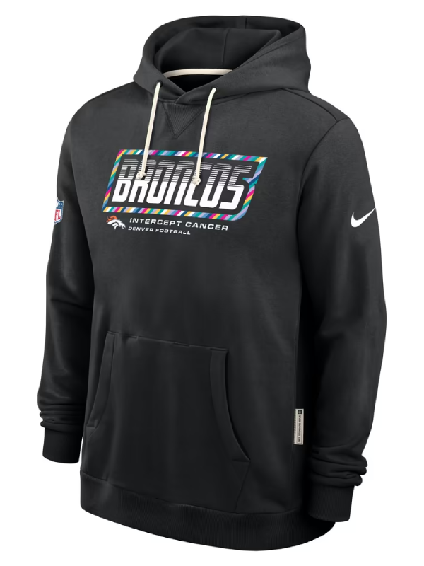 Denver Broncos Black 2026 Crucial Catch Hoodie