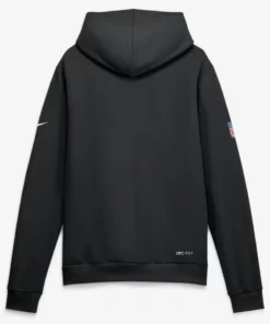 Denver Broncos Black Crucial Catch Sideline Pullover 2026 Hoodie