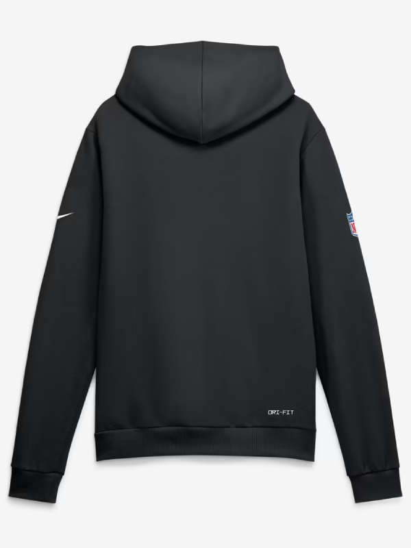 Denver Broncos Black Crucial Catch Sideline Pullover 2026 Hoodie