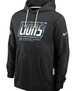 Detroit Lions Black 2026 Crucial Catch Hoodie