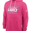 Detroit Lions Pink 2026 Crucial Catch Hoodie