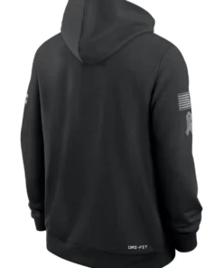 Green Bay Packers Black 2026 Salute To Service Sideline Hoodie