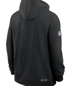 Houston Texans Black 2026 Crucial Catch Sideline Pullover Hoodie