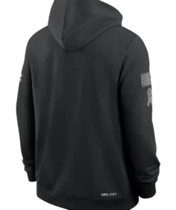 Houston Texans Black 2026 Salute To Service Sideline Hoodie