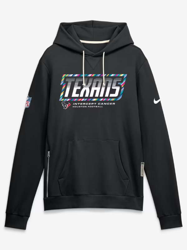 Houston Texans Black Crucial Catch 2026 Hoodie