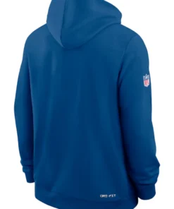 Indianapolis Colts 2026 Blue Sideline Standard Issue Pullover Hoodie