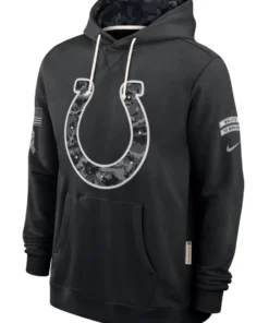 Indianapolis Colts Black 2026 Salute To Service Hoodie