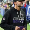 Jesse Minter Baltimore Ravens 2026 Sideline Black Hoodie