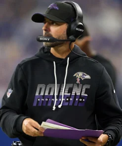 Jesse Minter Baltimore Ravens 2026 Sideline Hoodie