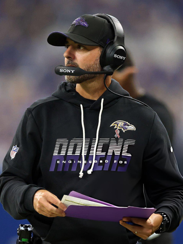 Jesse Minter Baltimore Ravens 2026 Sideline Hoodie