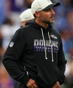 Jesse Minter Baltimore Ravens Sideline Black 2026 Hoodie