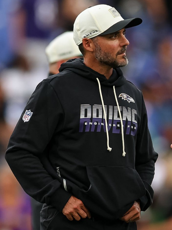 Jesse Minter Baltimore Ravens Sideline Black 2026 Hoodie