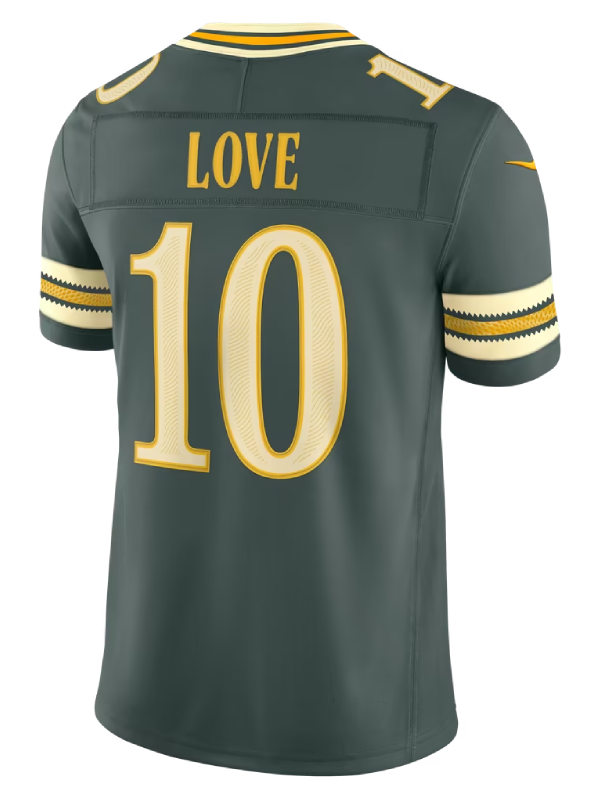 Jordan Love Green Bay Packers 2026 Rivalries Collection Jersey