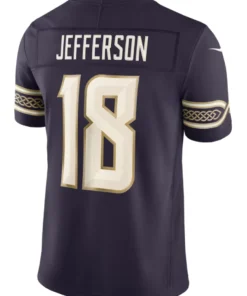Justin Jefferson Purple Minnesota Vikings 2026 Rivalries Collection Jersey