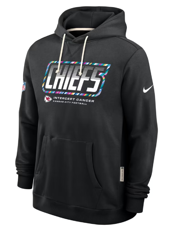 Kansas City Chiefs Black 2026 Crucial Catch Hoodie