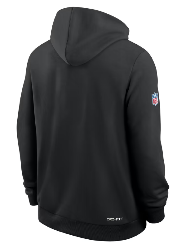 Kansas City Chiefs Black 2026 Crucial Catch Sideline Pullover Hoodie