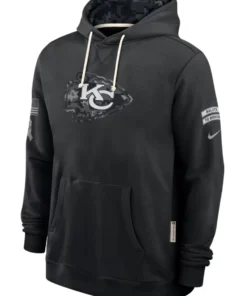 Kansas City Chiefs Black 2026 Salute To Service Hoodie