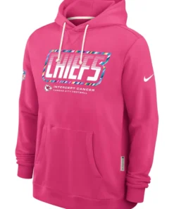 Kansas City Chiefs Pink 2026 Crucial Catch Hoodie