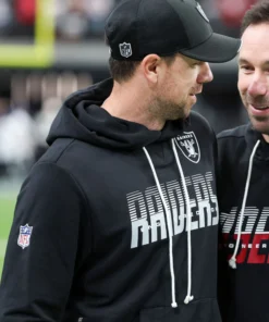 Klint Kubiak Las Vegas Raiders 2026 Sideline Black Hoodie