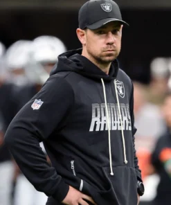 Klint Kubiak Las Vegas Raiders Sideline Black 2026 Hoodie