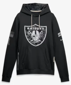 Las Vegas Raiders Black Salute To Service 2026 Hoodie
