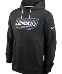 Los Angeles Chargers Black 2026 Crucial Catch Hoodie