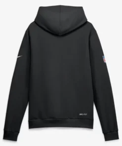 Los Angeles Chargers Black Crucial Catch Sideline Pullover 2026 Hoodie