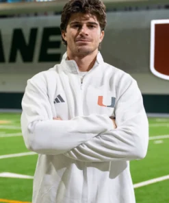 Miami Hurricanes 2001 National Championship Quarter-Zip Jacket