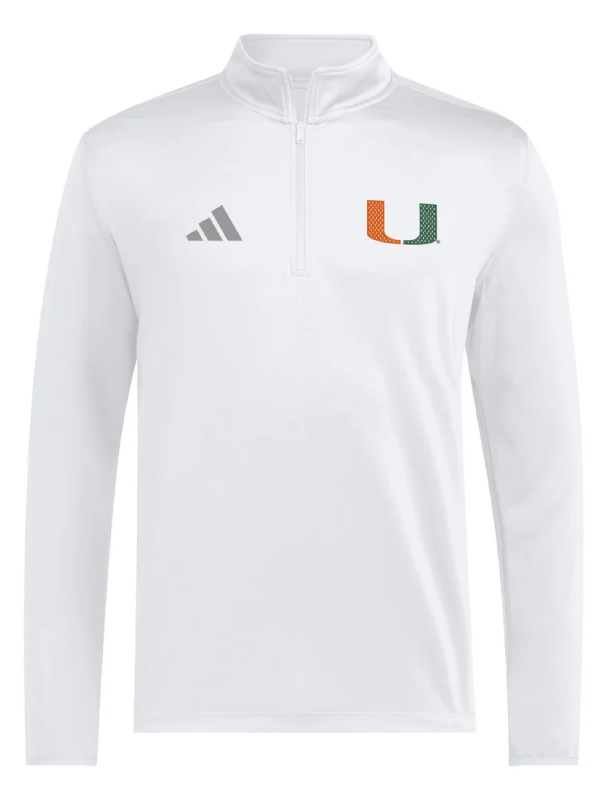 Miami Hurricanes 2001 National Championship White Quarter-Zip Jacket