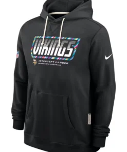 Minnesota Vikings Black 2026 Crucial Catch Hoodie