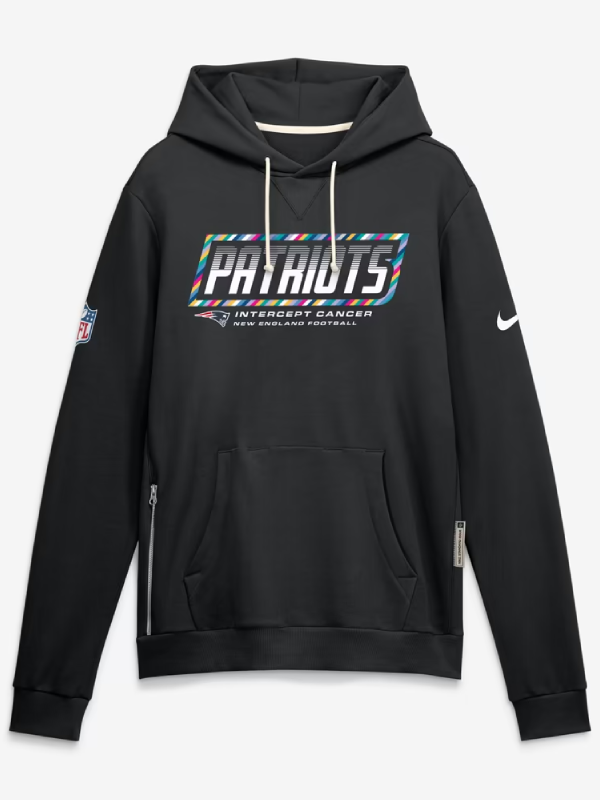 New England Patriots 2026 Black Crucial Catch Hoodie