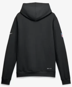 New England Patriots 2026 Black Crucial Catch Sideline Pullover Hoodie